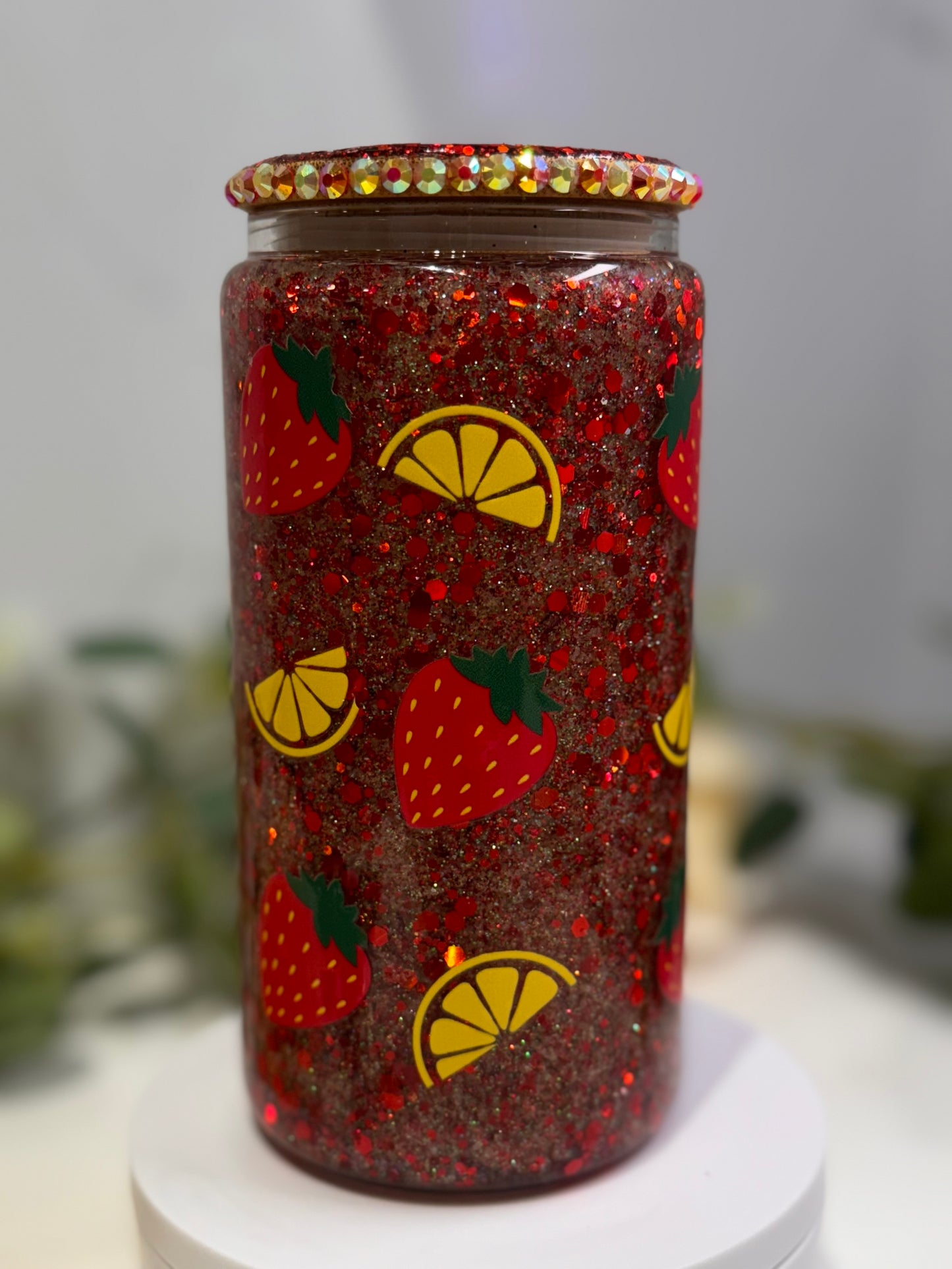 Lemons + Strawberries + Vodka