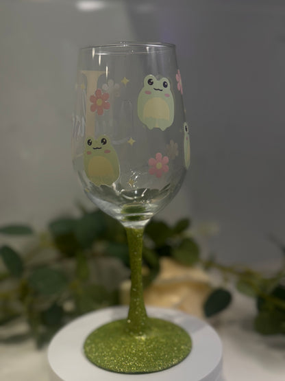 Personalized wine glass