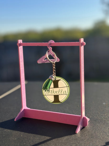 Split Letter Name Keychains