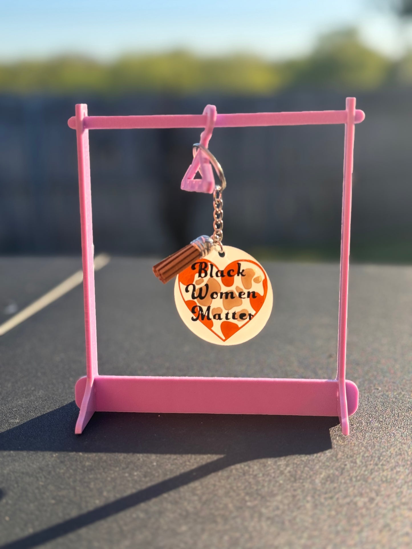 Cow Print keychains