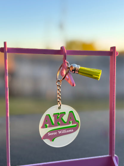 Sorority/Fraternity Keychains