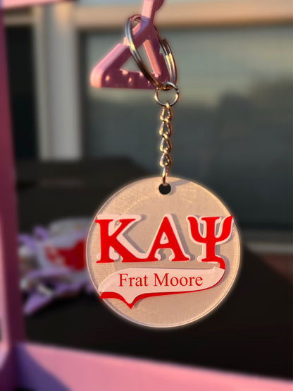 Sorority/Fraternity Keychains