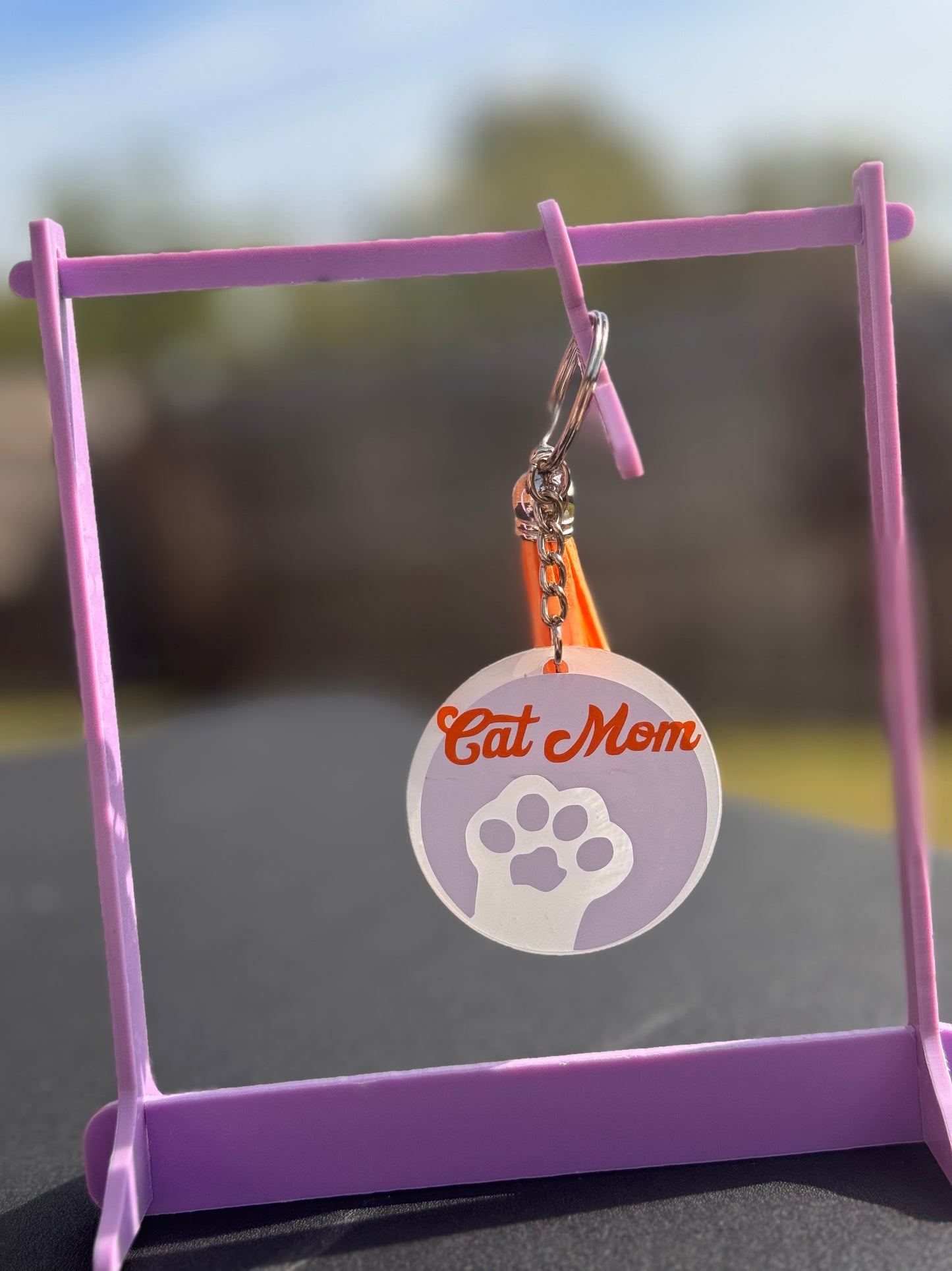 Dog/Cat Mom Keychains
