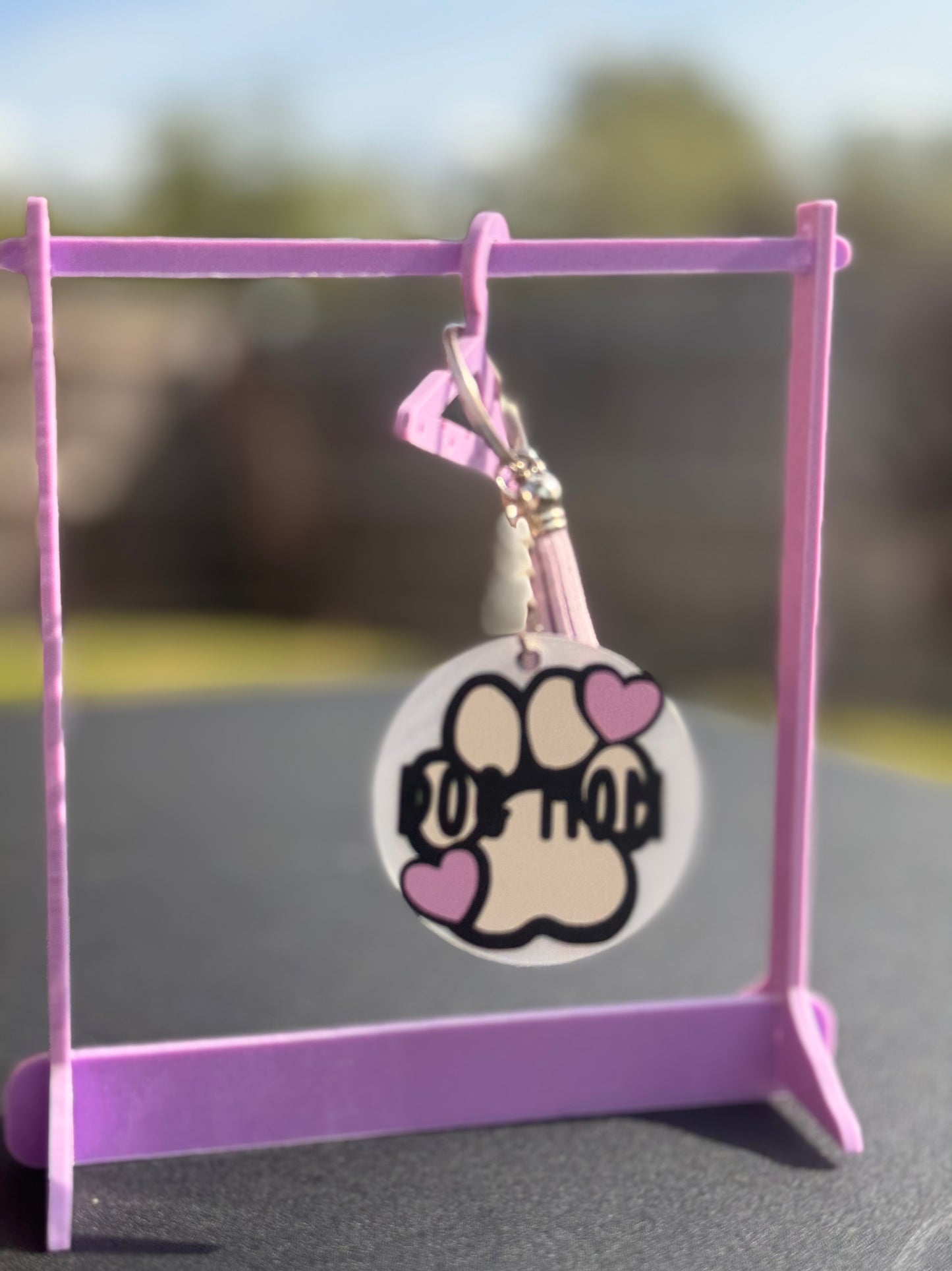 Dog/Cat Mom Keychains