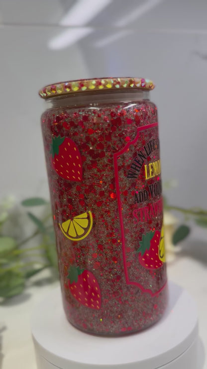 Lemons + Strawberries + Vodka